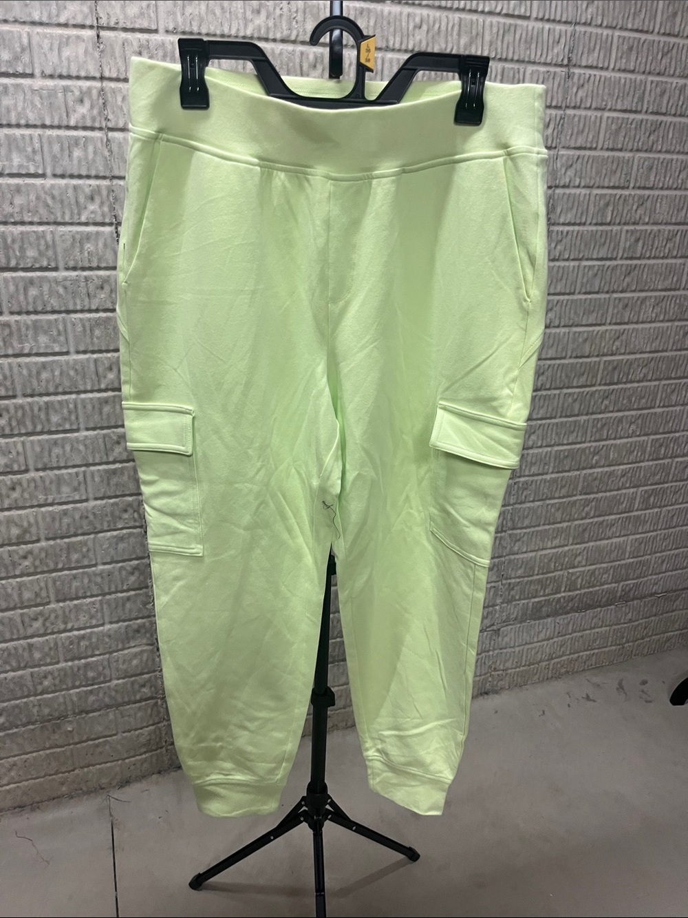 Old Navy Neon Lime Cargo Joggers